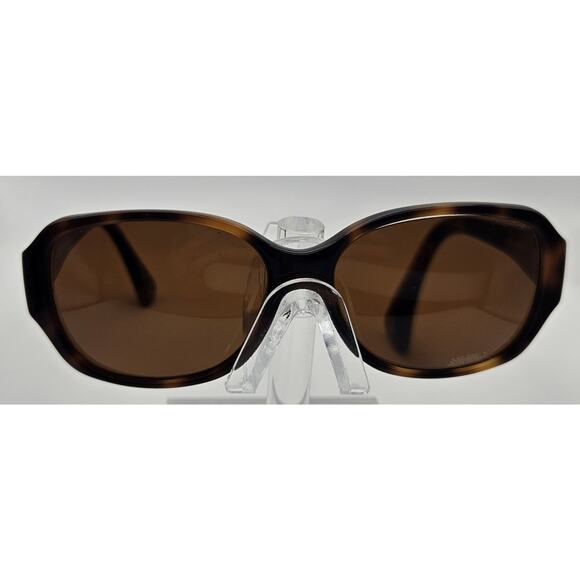 Coach HC8054 Tortoise Brown Sunglasses 5040/13 57-15-135 Floral Crystal Arms E2 main image 9
